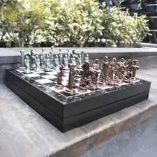 Schachspiel mit Aufbewahrung