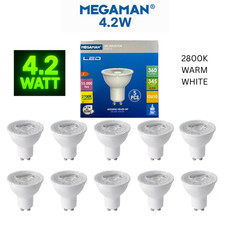 10 x Megaman LED GU10 4,2W