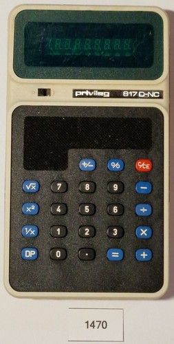 1470 taschenrechner privileg - 1470,
