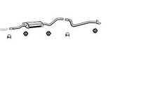 Auspuff Auspuffanlage für Mercedes Viano Vito W639 109 111 115 2,0 2,2 CDI lang