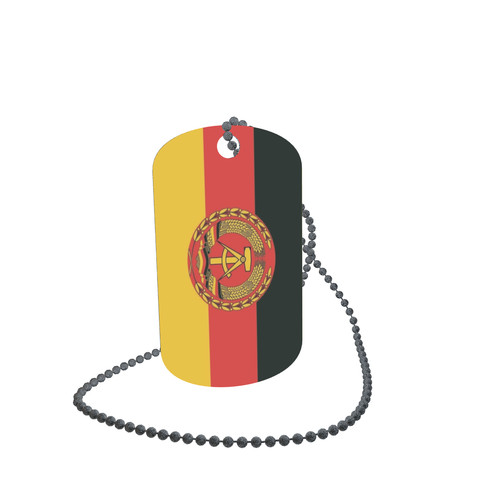 Dog tag flagge fahne ddr - dog,