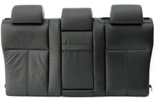 Rücksitzlehnen Leder schwarz