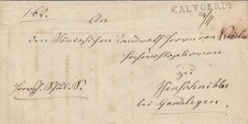 Braunschweig : L1 CALVOERDE a. Brief n. Gardelegen 1846