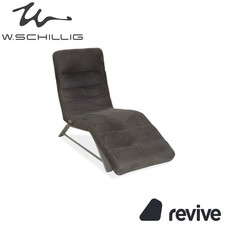Willi Schillig Daily Dreams Stoff Liege Grau elektr. Funktion