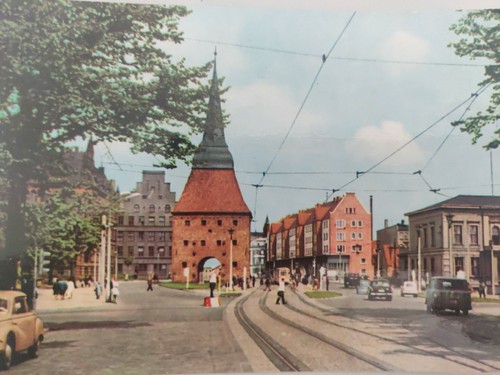 Ansichtskarte rostock - ansichtskarte,