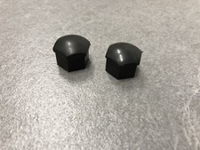 Audi VW 321601173A Abdeckkappen Radmuttern Radschrauben schwarz