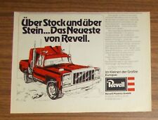 Seltene Werbung REVELL H-6407 Big Six Wheeler 1980