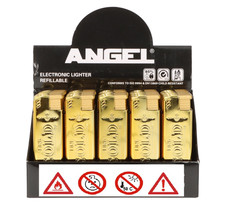 5x GOLD Angel Feuerzeug