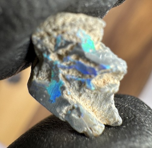 Boulder opal türkis blau - -,