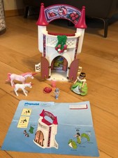 Playmobil 4777 Schloss tragbar Einhorntürmchen kompl. mit Anleitung