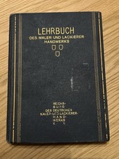 Lehrbuch Maler und Lackierer-Handwerks 1928