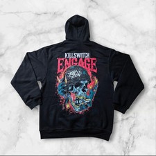 Herren Hoodie Killswitch Engage Metalcore Merchandise Schwarz Gr. M