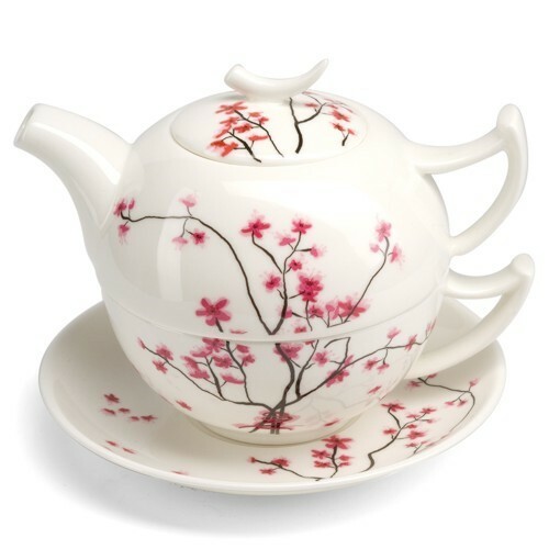 Tea for one set - tea, blossom
