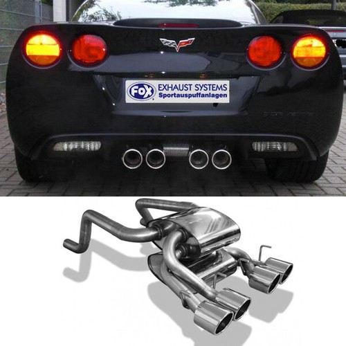 Fox sportauspuff corvette - fox, +