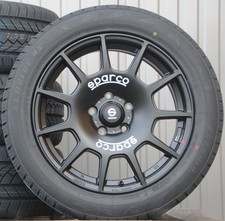 VW Bus T5 T6 T6.1 Satz Räder Alufelgen Sparco Terra schwarz  255/45 Winterreifen