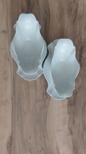 Tirschenreuth  / Hutschenreuther Sauciere ( Soßenschüssel )  Baronesse Weiß 2 St