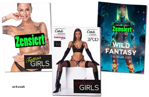 Erotik kalender set pin - erotik,
