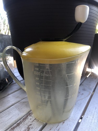 Vintage handmixer messbecher - vintage,
