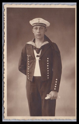 Ansichtskarte marine soldat - ansichtskarte, /