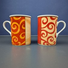 2 Kaffeebecher hohe Tassen