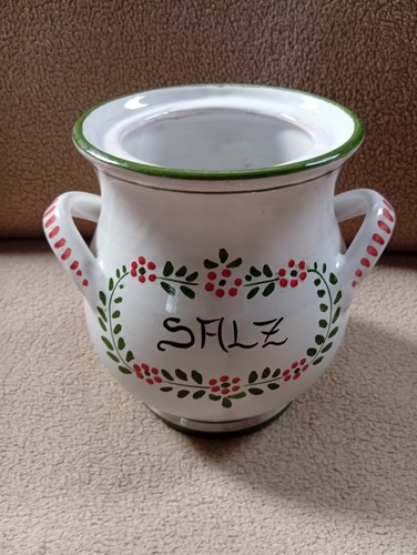 Salztopf aus keramik ohne - aus,