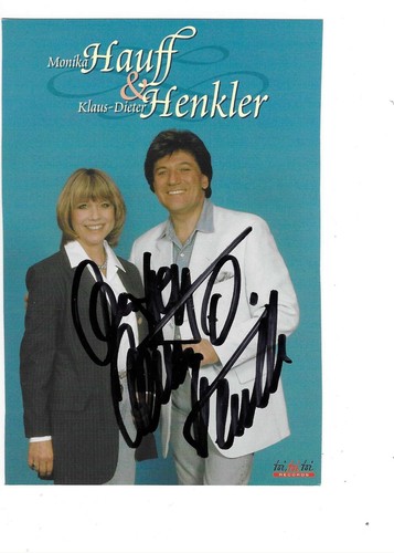 Hauff henkler autogramm - henkler,
