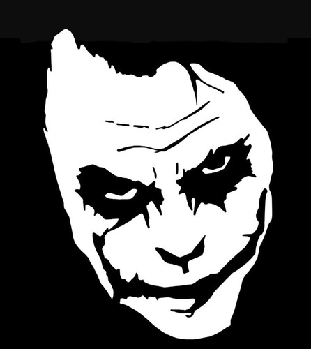 Joker autosticker groß - joker,