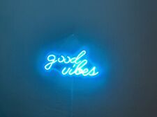 Good Vibes Neon Schild LED Schild Leuchtreklame Neonlichter Wand Bar Party Deko