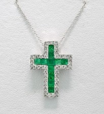 Smaragd-Brillant-Kreuz