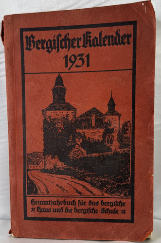 Bergischer kalender 1931 - bergischer,