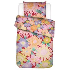 Bettwäsche Blumen Blüten Essenza Flower Fling Happy Red Floral Perkal 