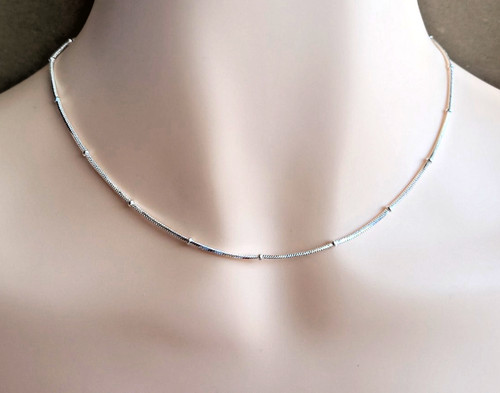 Halskette 925 sterling silber - 925,