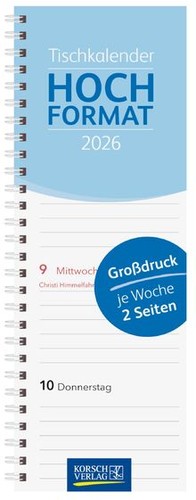 Tischkalender hochformat - tischkalender,