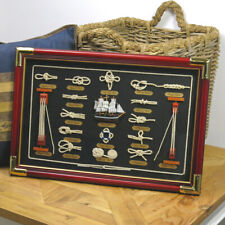 Knotentafel Seemannsknoten Knoten Wandbild Deko Maritim Dekoration Sylt Ostsee