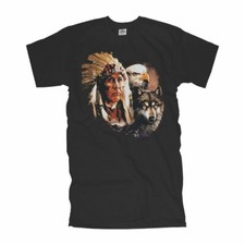 American T-Shirt Indianer
