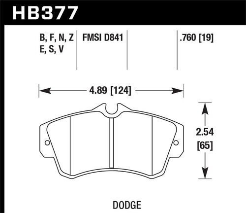 Hawk performance hb377n - hawk, hb377n.760