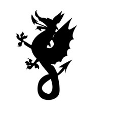 Aufkleber Dragon drache Burg Car Auto Sticker Tuning JDM Decal LKW JN Grafik Art