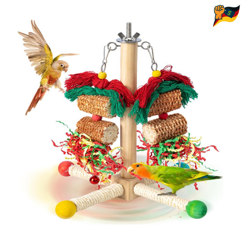 Wellensittich spielzeug holz - wellensittich,