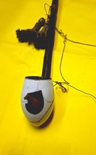 Antike Porzellankopfpfeife Pfeife alt