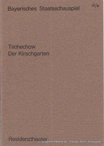Programmheft der kirschgarten - programmheft,