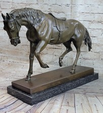 Bronze marmor statue - mini, esel