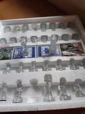 Schachspiel neu glas ganz - schachspiel,,