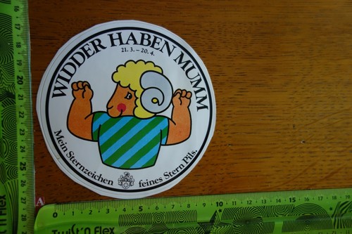 Alter aufkleber brauerei - aufkleber, stadt