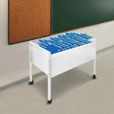 Rollbarer Aktenschrank Aktenwagen für Hängemappen Rollbarer Aktenordner 30kg max