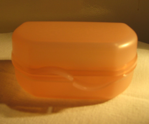Tupperware snacky box rosa mit - tupperware, snacky-box