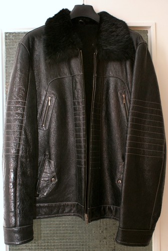 Lammfelljacke herren l - herren,, gr.l