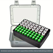 Langlebiger Batterie-Organizer für 54 AA/AAA Batterien