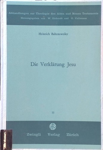 Die verklärung jesu histor - jesu, :