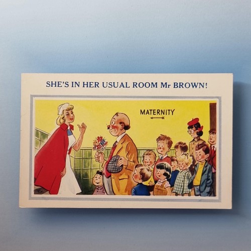 Comic postkarte 1965 - postkarte, c