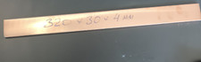 Kupfer 99% Cu. 320x30x4 mm Vierkant  Platte Schiene  Busbar Leiste Flacheisen